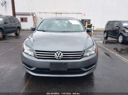 Lot #3049253735 2014 VOLKSWAGEN PASSAT 2.5L SE