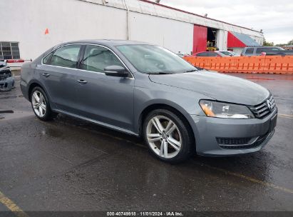 Lot #3049253735 2014 VOLKSWAGEN PASSAT 2.5L SE