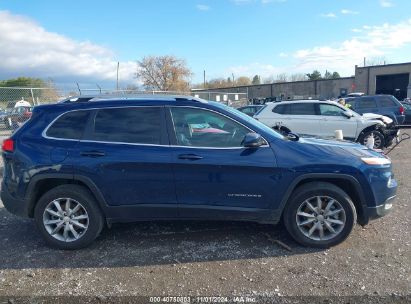 Lot #3031250484 2018 JEEP CHEROKEE LIMITED 4X4