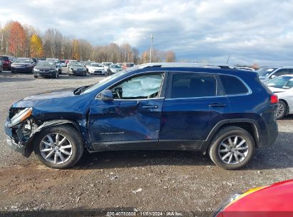 Lot #3031250484 2018 JEEP CHEROKEE LIMITED 4X4