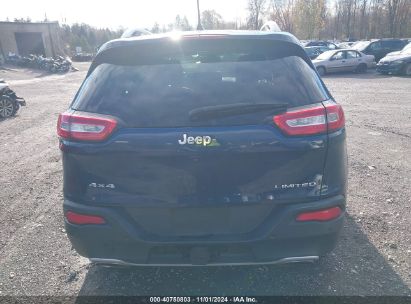 Lot #3031250484 2018 JEEP CHEROKEE LIMITED 4X4