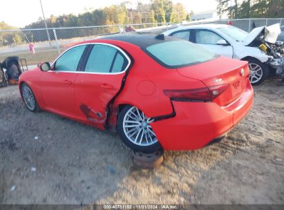 Lot #3035074561 2019 ALFA ROMEO GIULIA TI LUSSO RWD