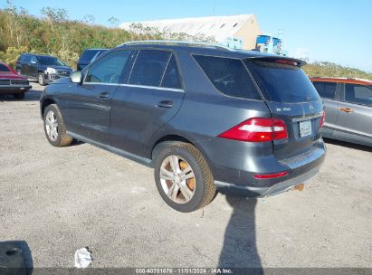 Lot #2992822175 2012 MERCEDES-BENZ ML 350 BLUETEC 4MATIC