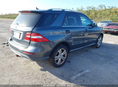 Lot #2992822175 2012 MERCEDES-BENZ ML 350 BLUETEC 4MATIC