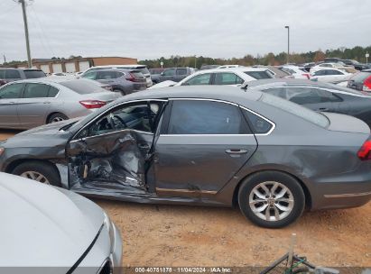 Lot #3034053747 2017 VOLKSWAGEN PASSAT 1.8T S