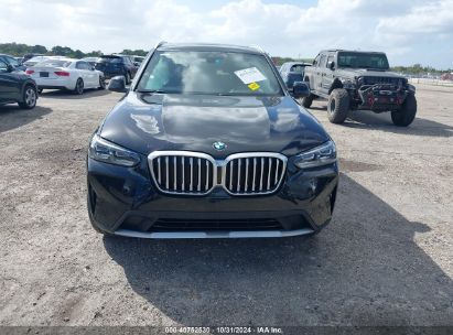 Lot #3057075797 2022 BMW X3 SDRIVE30I