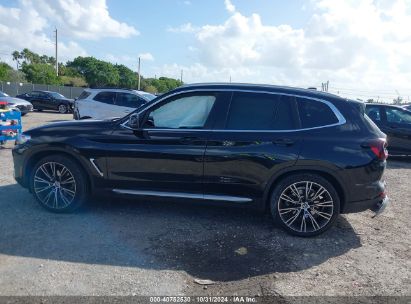 Lot #3057075797 2022 BMW X3 SDRIVE30I