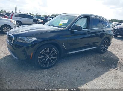 Lot #3057075797 2022 BMW X3 SDRIVE30I