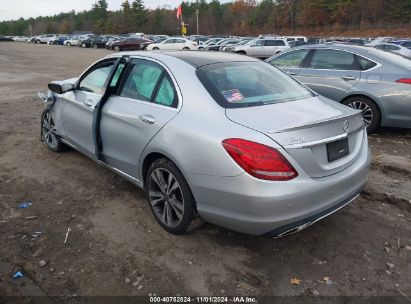 Lot #3051076966 2018 MERCEDES-BENZ C 300 4MATIC