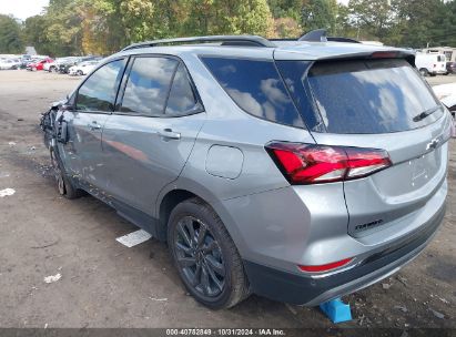 Lot #3035074027 2023 CHEVROLET EQUINOX FWD RS