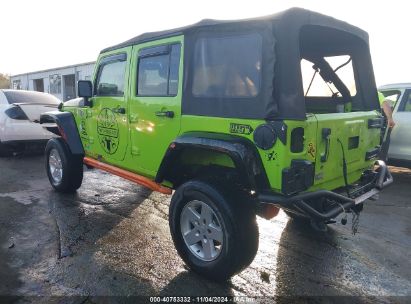 Lot #3035074028 2013 JEEP WRANGLER UNLIMITED SPORT