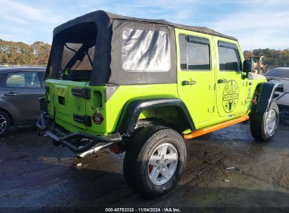 Lot #3035074028 2013 JEEP WRANGLER UNLIMITED SPORT