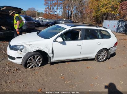 Lot #2995295988 2014 VOLKSWAGEN JETTA SPORTWAGEN 2.5L SE