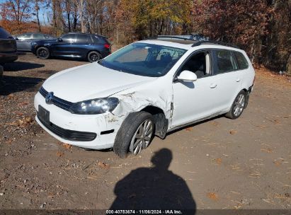 Lot #2995295988 2014 VOLKSWAGEN JETTA SPORTWAGEN 2.5L SE