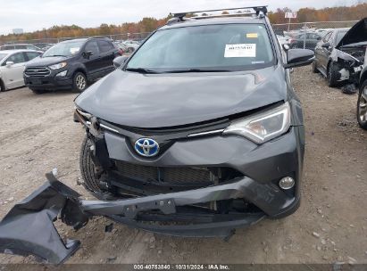 Lot #2995295987 2016 TOYOTA RAV4 HYBRID XLE