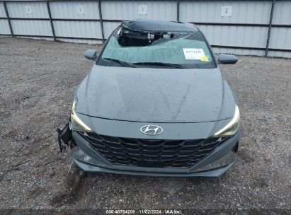 Lot #2992829580 2021 HYUNDAI ELANTRA SEL