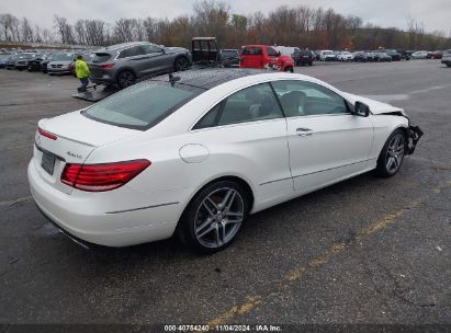 Lot #3037526345 2014 MERCEDES-BENZ E 350 4MATIC