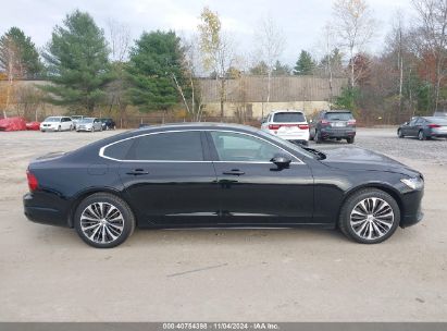 Lot #3056070230 2022 VOLVO S90 B6 MOMENTUM