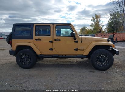 Lot #3050080204 2013 JEEP WRANGLER UNLIMITED SAHARA