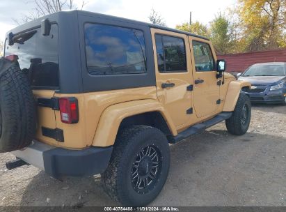 Lot #3050080204 2013 JEEP WRANGLER UNLIMITED SAHARA