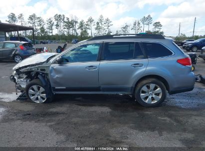 Lot #2995295950 2011 SUBARU OUTBACK 2.5I LIMITED