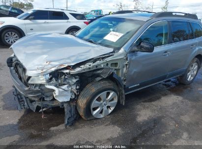 Lot #2995295950 2011 SUBARU OUTBACK 2.5I LIMITED