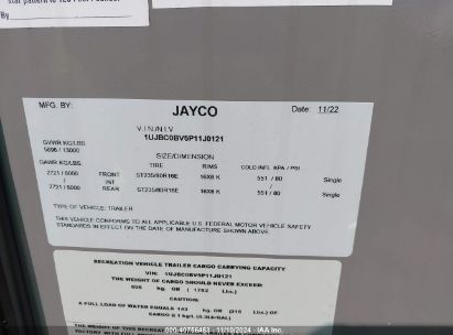 Lot #2992822099 2023 JAYCO OTHER