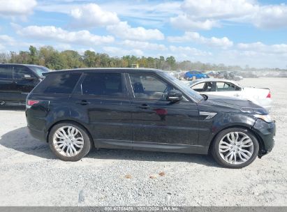 Lot #3037526324 2016 LAND ROVER RANGE ROVER SPORT 3.0L V6 TURBOCHARGED DIESEL HSE TD6