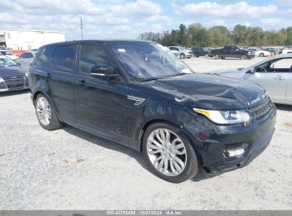 Lot #3037526324 2016 LAND ROVER RANGE ROVER SPORT 3.0L V6 TURBOCHARGED DIESEL HSE TD6