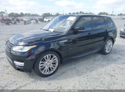 Lot #3037526324 2016 LAND ROVER RANGE ROVER SPORT 3.0L V6 TURBOCHARGED DIESEL HSE TD6