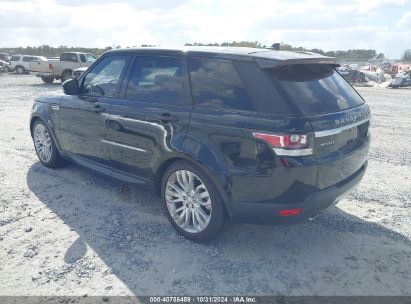 Lot #3037526324 2016 LAND ROVER RANGE ROVER SPORT 3.0L V6 TURBOCHARGED DIESEL HSE TD6