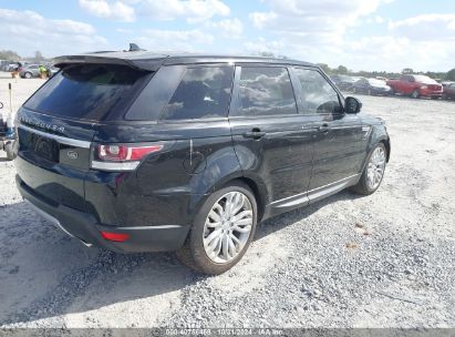 Lot #3037526324 2016 LAND ROVER RANGE ROVER SPORT 3.0L V6 TURBOCHARGED DIESEL HSE TD6