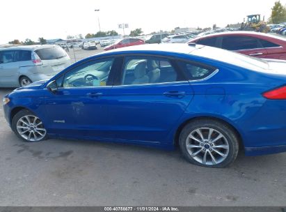 Lot #3037522226 2017 FORD FUSION HYBRID S