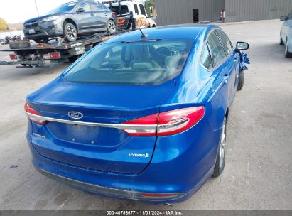 Lot #3037522226 2017 FORD FUSION HYBRID S