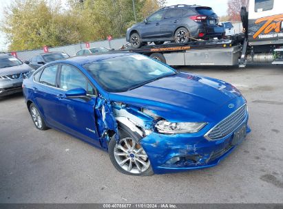 Lot #3037522226 2017 FORD FUSION HYBRID S