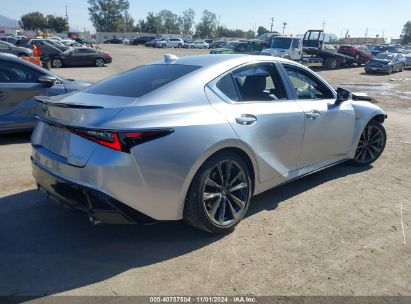 Lot #3035095104 2022 LEXUS IS 350 F SPORT