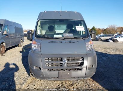 Lot #2992822171 2018 RAM PROMASTER 2500 HIGH ROOF 159 WB