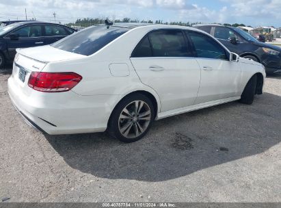 Lot #2996536282 2014 MERCEDES-BENZ E 350 4MATIC