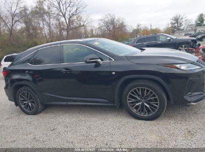 Lot #3042570113 2020 LEXUS RX 350 F SPORT PERFORMANCE