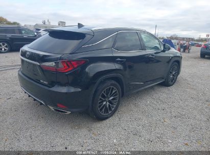 Lot #3042570113 2020 LEXUS RX 350 F SPORT PERFORMANCE