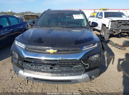 Lot #3035073950 2022 CHEVROLET TRAILBLAZER FWD LT