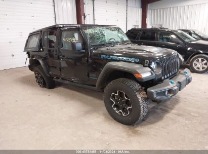 Lot #2995295863 2021 JEEP WRANGLER 4XE UNLIMITED RUBICON 4X4