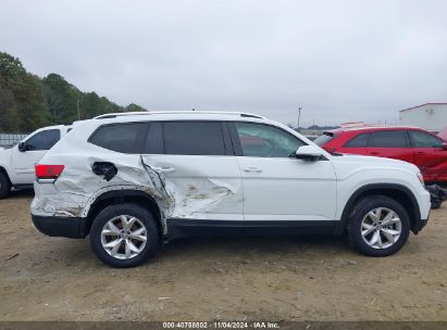 Lot #2996536268 2018 VOLKSWAGEN ATLAS 3.6L V6 SE