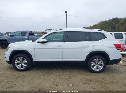 Lot #2996536268 2018 VOLKSWAGEN ATLAS 3.6L V6 SE