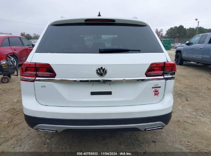 Lot #2996536268 2018 VOLKSWAGEN ATLAS 3.6L V6 SE