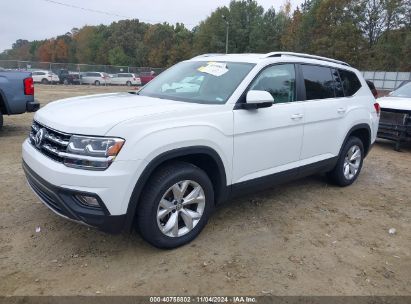 Lot #2996536268 2018 VOLKSWAGEN ATLAS 3.6L V6 SE