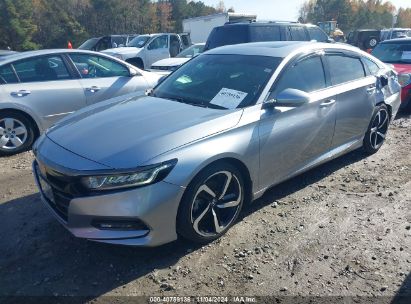 Lot #3035073924 2019 HONDA ACCORD SPORT 2.0T