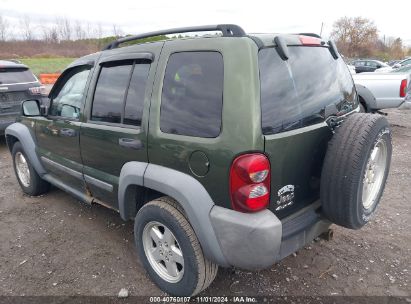 Lot #2996536249 2007 JEEP LIBERTY SPORT