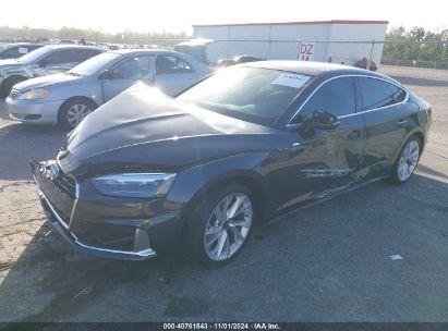 Lot #2992822079 2022 AUDI A5 SPORTBACK PREMIUM 40 TFSI QUATTRO S TRONIC