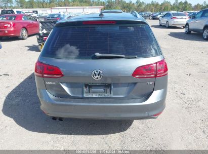 Lot #2995295391 2015 VOLKSWAGEN GOLF SPORTWAGEN TSI SEL 4-DOOR